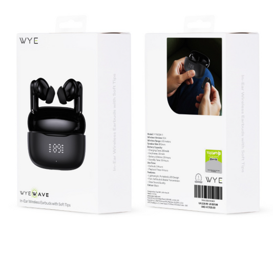 In-Ear Wireless Earbuds with Soft Tips